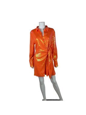 house of harlow orange sequin dress House of Harlow 1960 x REVOLVE Mirtha Midi Dress in Rich Orange